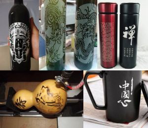 喀什叶城县酒瓶葫芦工艺品激光雕刻机